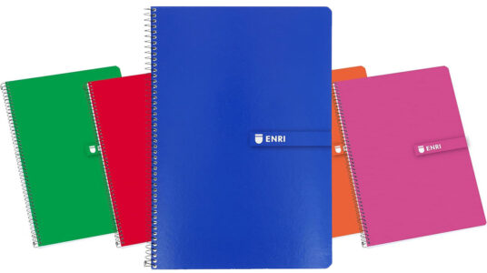 Chollo Pack de 5 libretas Enri de 80 hojas A4 con cuadrícula