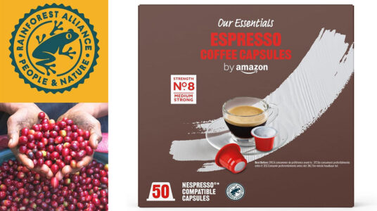 Chollo Pack de 50 cápsulas de café Our Essentials Espresso by Amazon para Nespresso