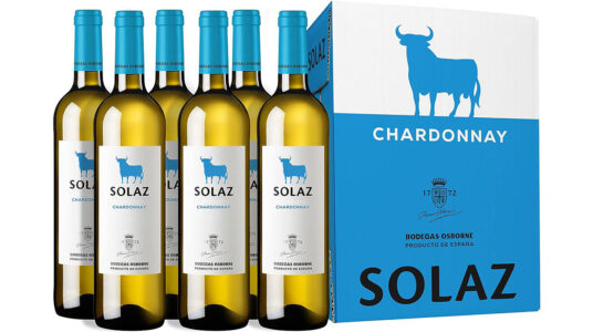 Chollo Pack de vino blanco Solaz Chardonnay de Osborne