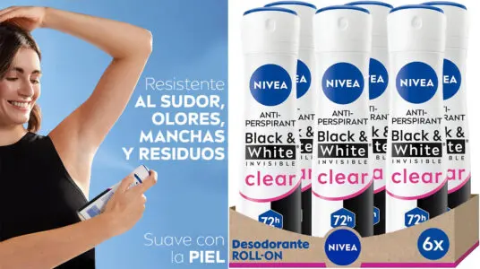 Desodorante Nivea Black & White Invisible al mejor precio