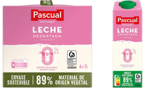 Chollo Pack x6 Leche Desnatada Pascual de 1 litro