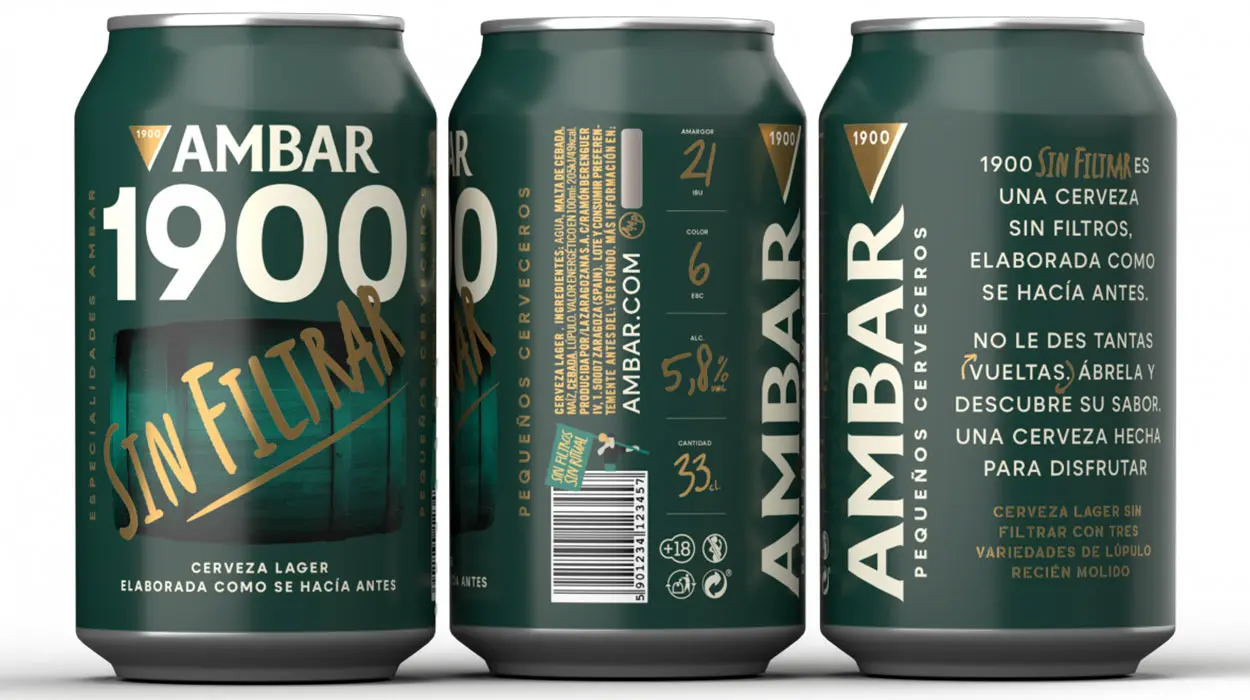 Chollo Pack de 72 latas de Cerveza Ambar 1900 Sin Filtrar