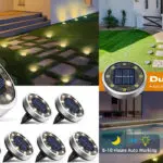Chollo Pack de 8 luces solares LED de suelo