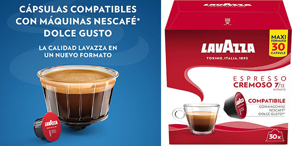 Chollo Pack de 90 cápsulas de café Lavazza Espresso Cremoso
