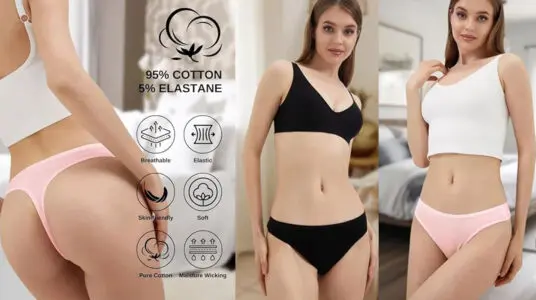 Chollo Pack Alya Underwear de 5 tangas para mujer en varios colores