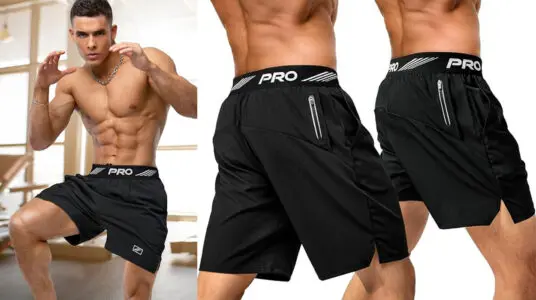 Chollo Pack Aquota de 2 shorts deportivos de secado rápido para hombre