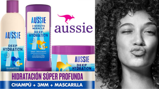 Chollo Pack Aussie Hidratación Profunda para el cabello con champú, mascarilla y tratamiento nutritivo