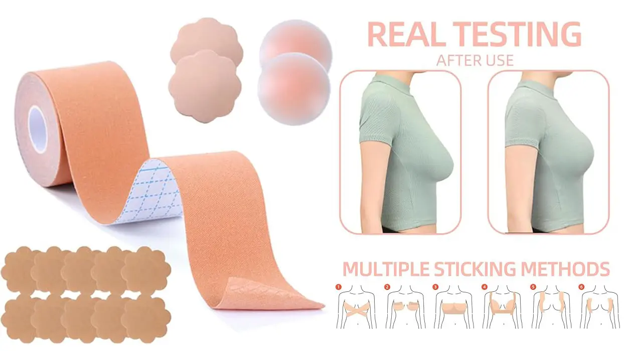 Chollo Pack de lujo Breast Tape de Zynxel, con cinta adhesiva para el pecho