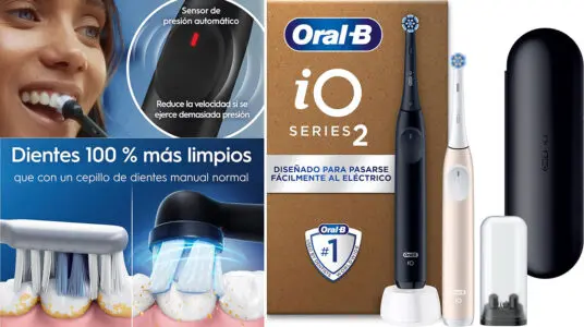 Chollo Pack x2 Cepillo de dientes eléctrico Oral-B iO Series 2