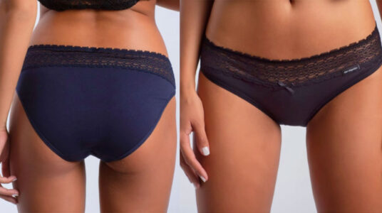 Pack de 6 braguitas Don Algodón con cintura de encaje