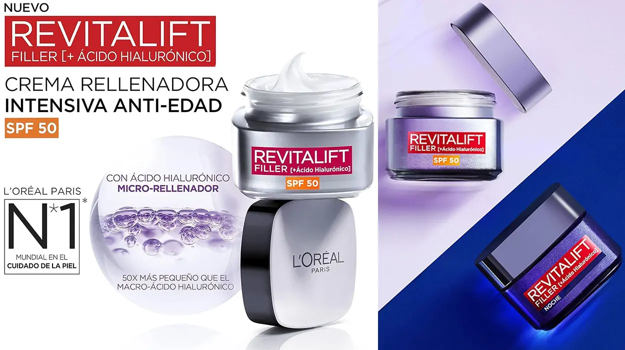 Chollo Pack L'Oreal Paris Dermo Expertise con crema rellenadora y crema de noche