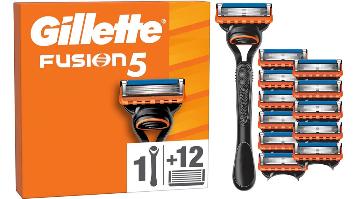 Maquinilla de afeitar Gillette Fusion5 + 12 cuchillas para hombre