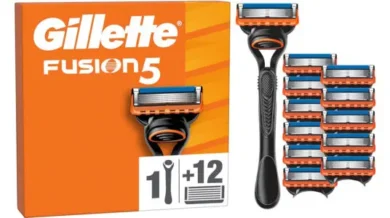Chollo Maquinilla de afeitar Gillette Fusion5 + 12 cuchillas