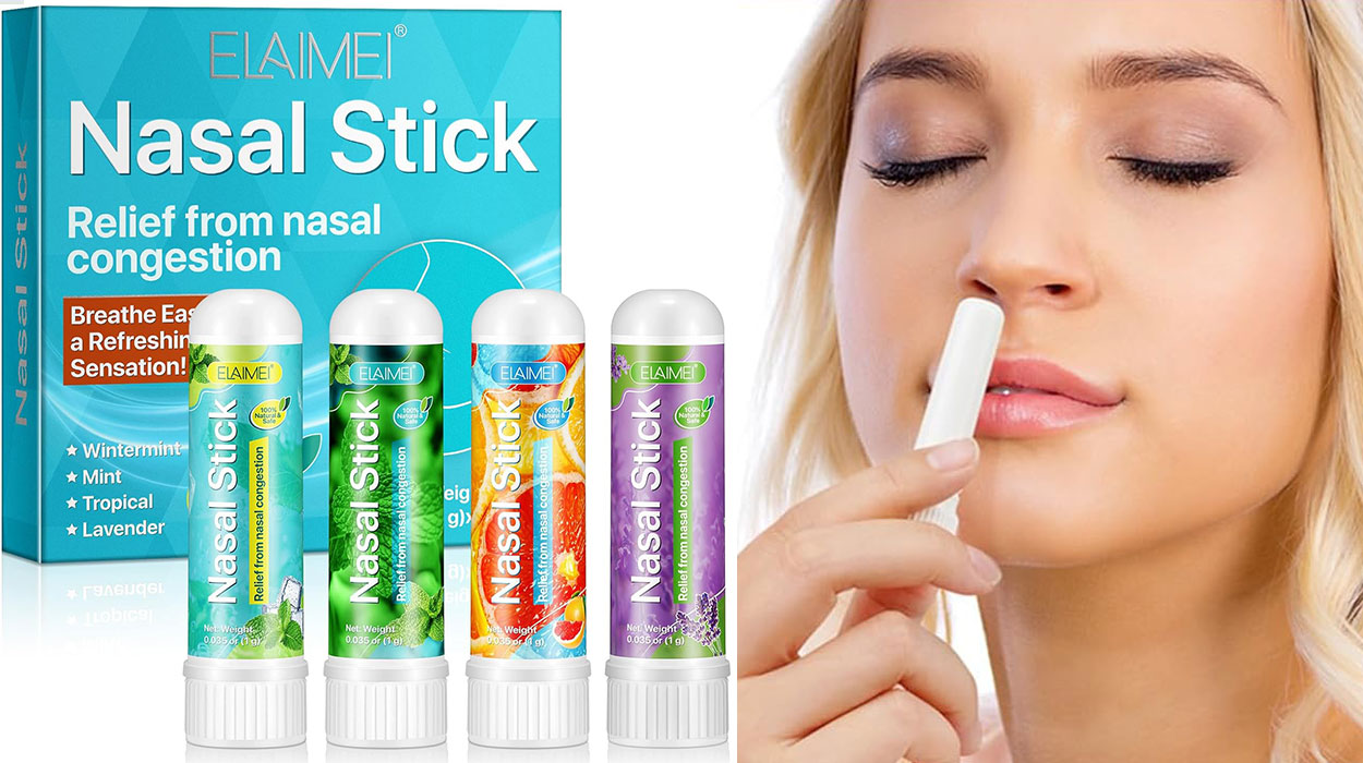 Pack de 4 sticks para la congestión nasal