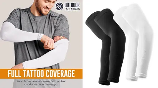 Chollo Pack OutdoorEssentials de 2 mangas deportivas de brazo con protección UPF 50+
