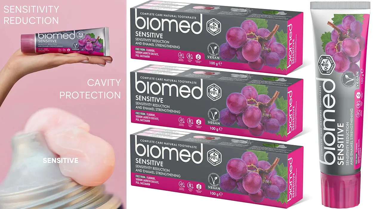 Chollo Pack x3 Dentífrico Biomed Sensitive