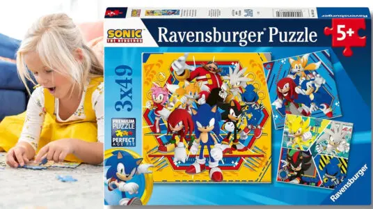 Chollo Pack Ravensburger de 3 puzles de Sonic para niños