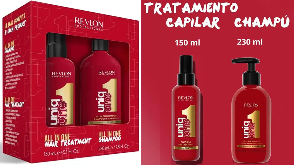 Pack Revlon UniqOne con champú y tratamiento capilar