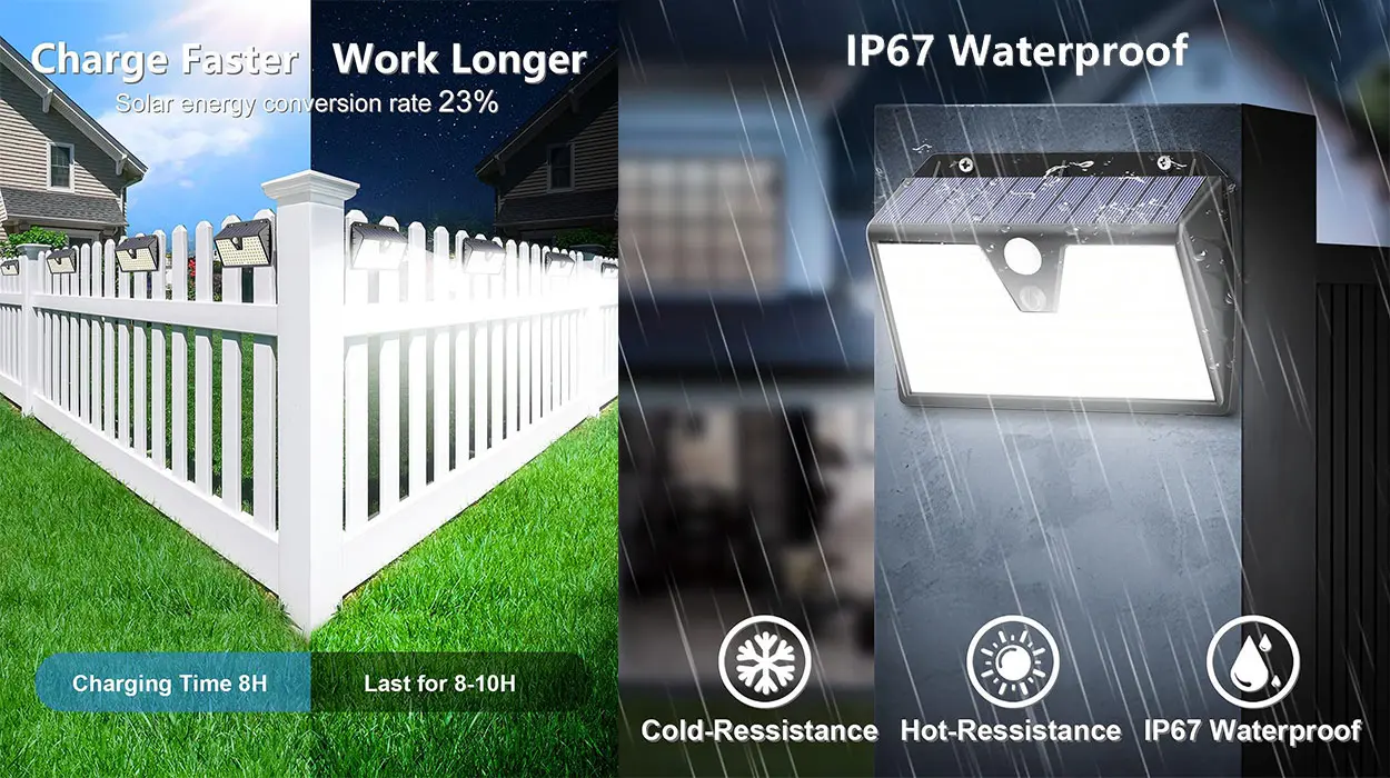 Pack SEZAC de 4 luces solares de exterior barato