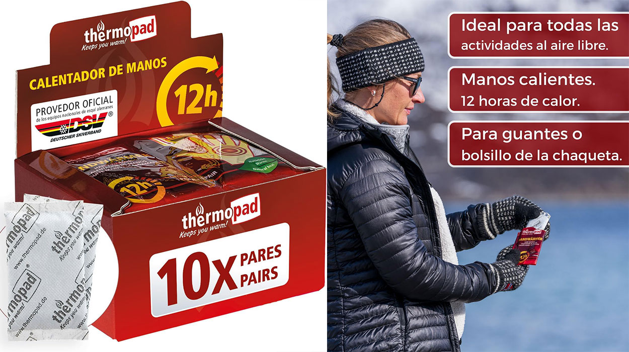 Chollo Pack Thermopad de 10 calentadores de manos 