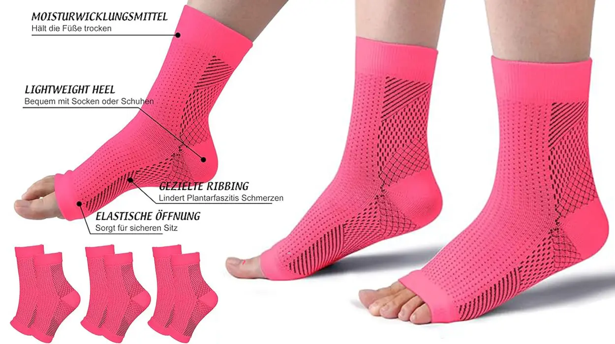 Pack TOMILIOLD de 4 pares de calcetines de compresión unisex