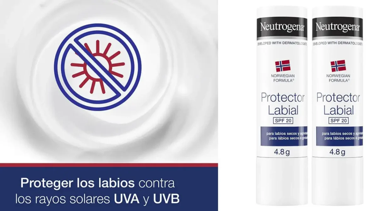 Pack x2 Protectores Labiales Neutrogena Fórmula Noruega SPF20