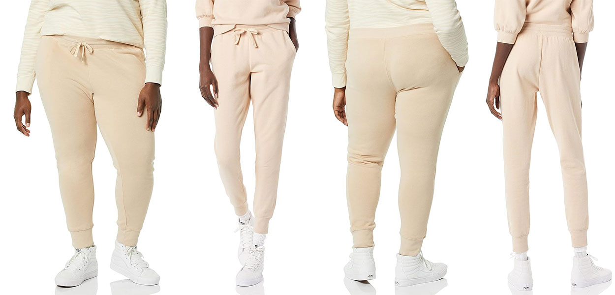 Chollo Pantalón de chándal de felpa Amazon Essentials para mujer