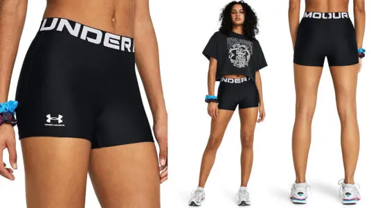 Chollo Pantalones cortos de deporte Under Armour UA HeatGear para mujer