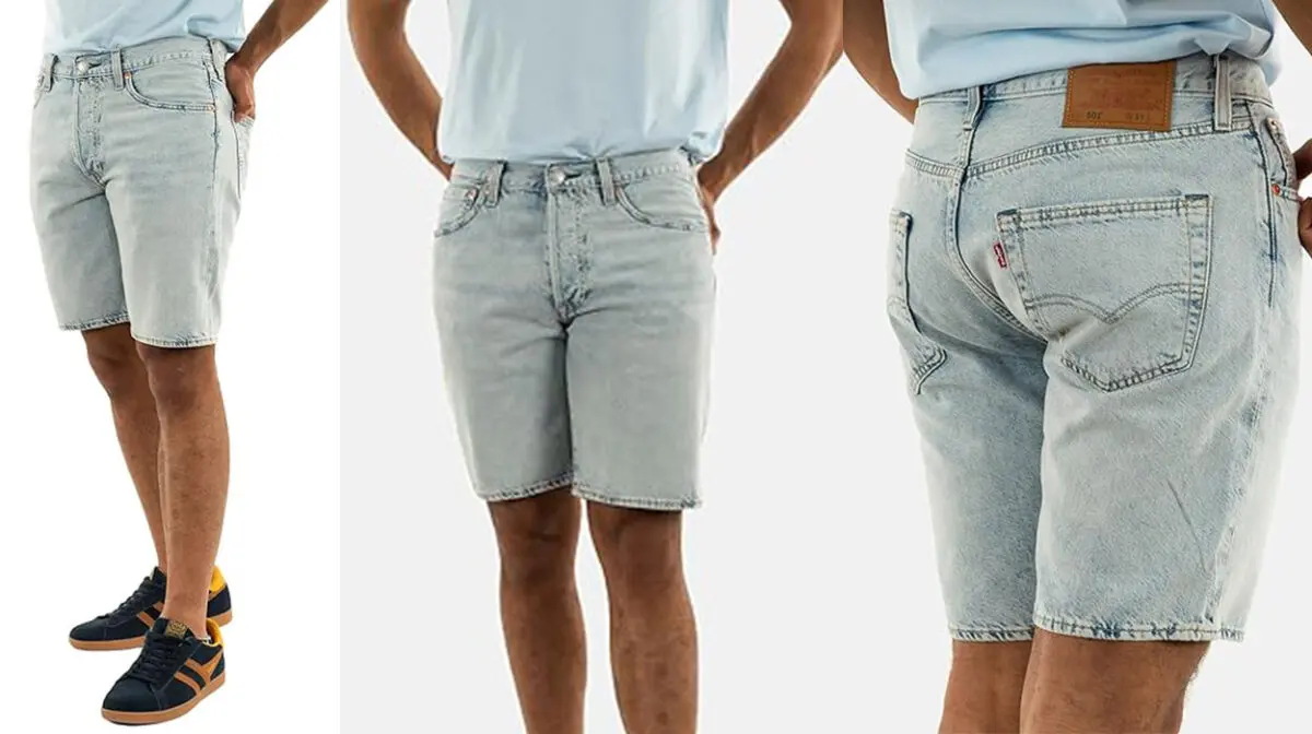 Pantalones cortos vaqueros Levi's 501 Original para hombre