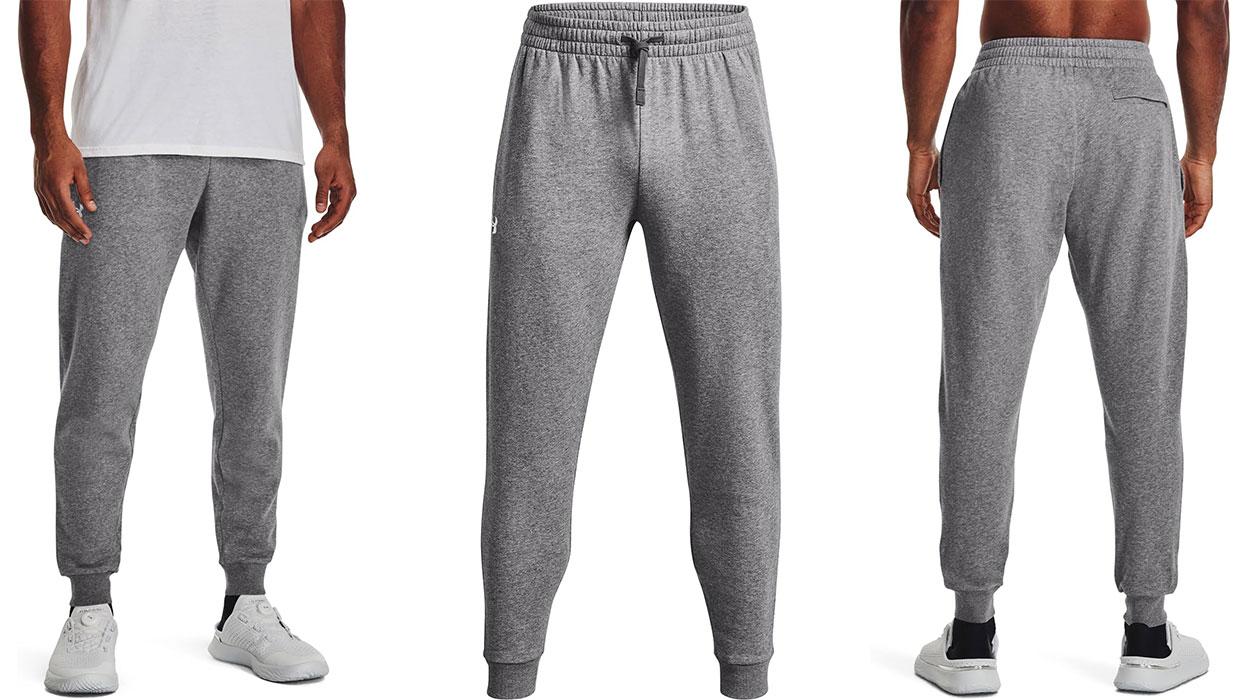 Chollo Pantalones deportivos jogger Under Armour UA Rival Fleece para hombre