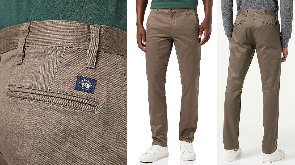 Chollo Pantalones Dockers Alpha Original Chino para hombre