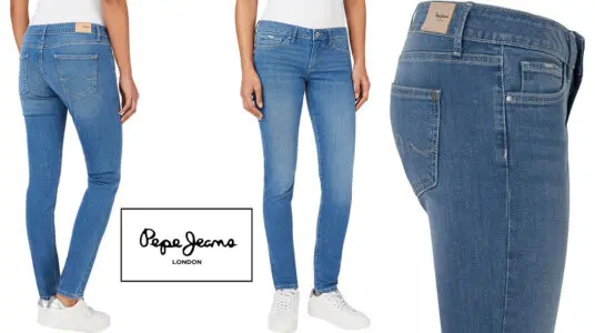 Chollo Pantalones Pepe Jeans Skinny Low Waist Jeans para mujer