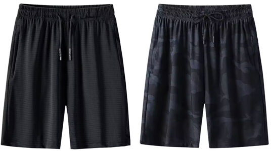 Chollo Pantalones shorts deportivos de talla grande para hombre