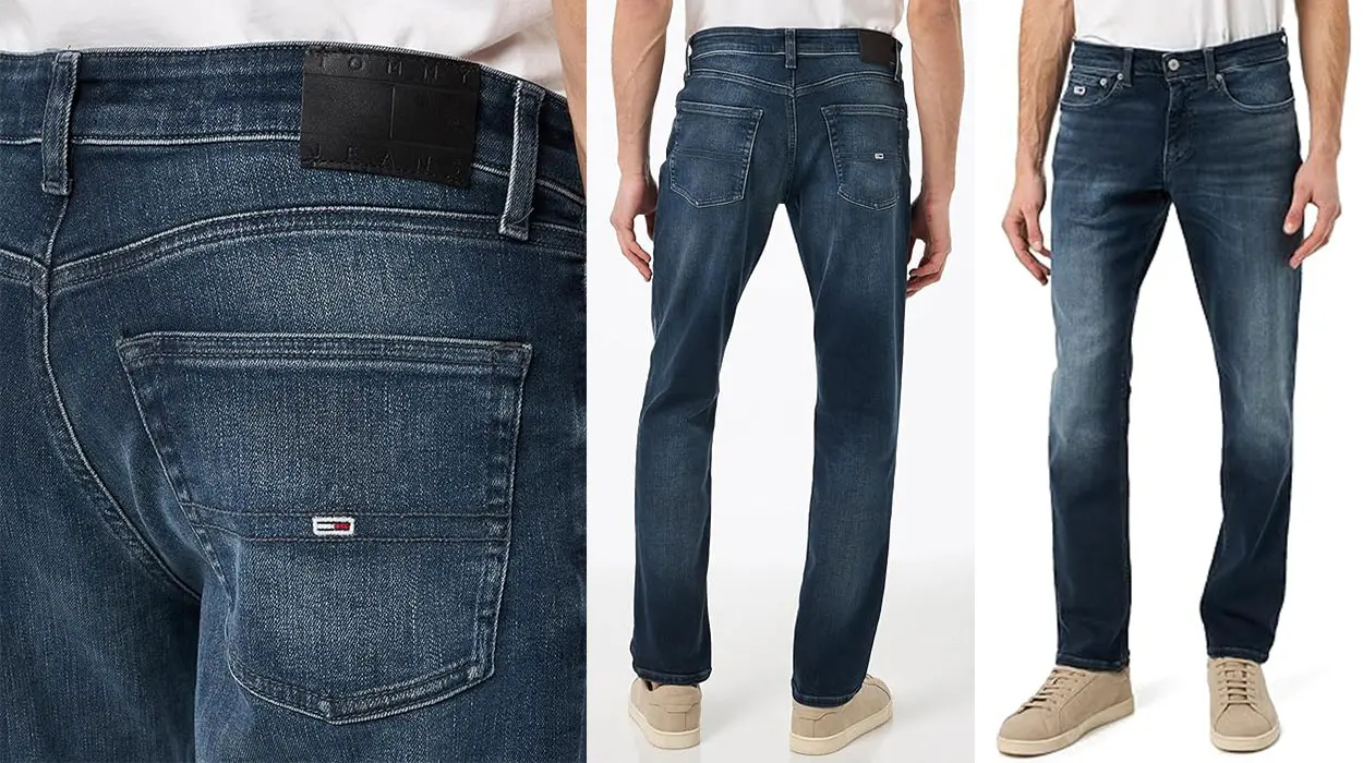 Chollo Pantalones vaqueros slim Tommy Jeans Scanton para hombre 