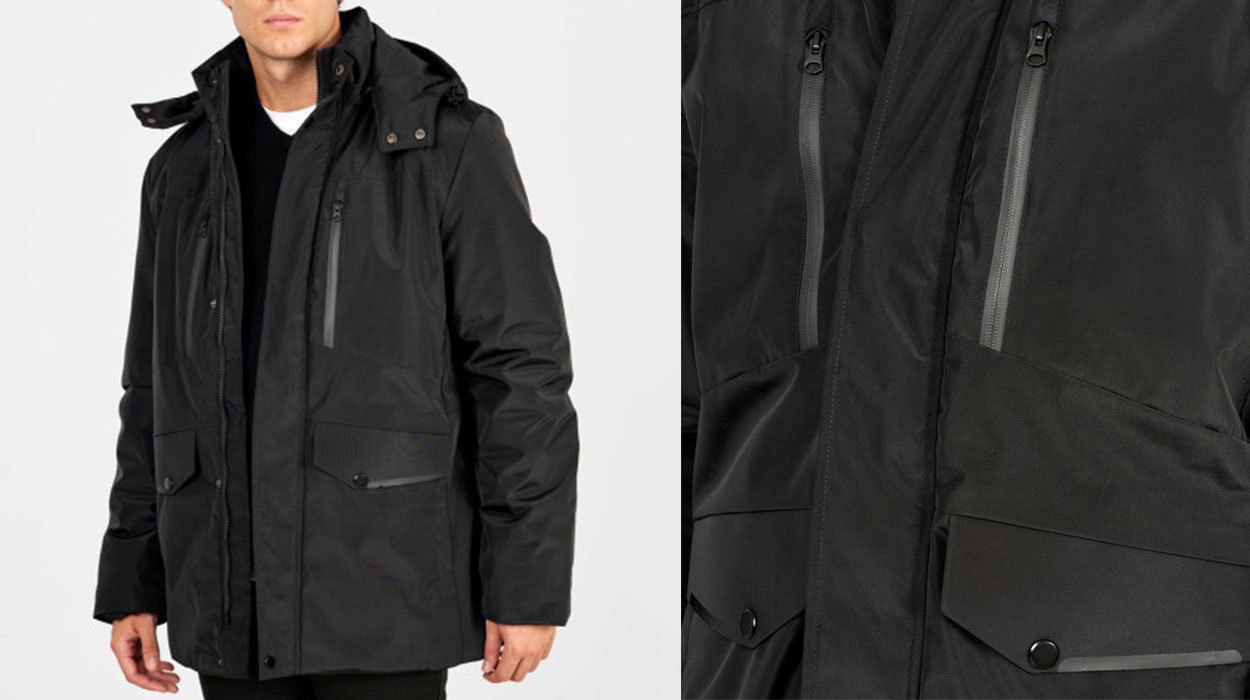 Parka Spagnolo con cremallera verticales para hombre barata