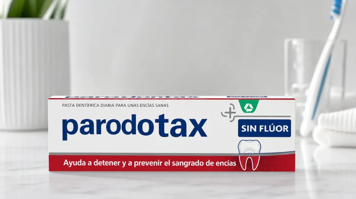 Pasta de dientes Parodontax para detener y prevenir el sangrado de encías