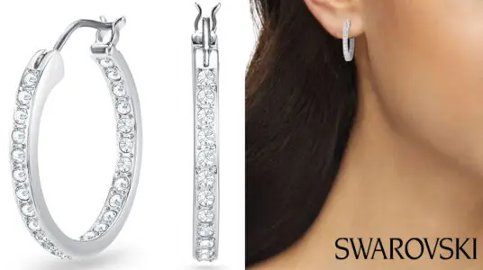Pendientes de aro Swarovski Sommerset