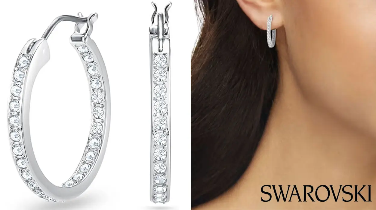 Pendientes de aro Swarovski Sommerset