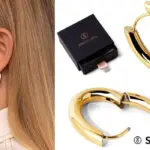 Pendientes Singularu Samba con baño de oro