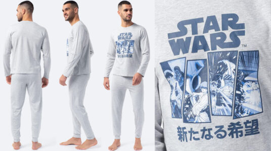 Chollo Pijama largo estampado de Star Wars para hombre