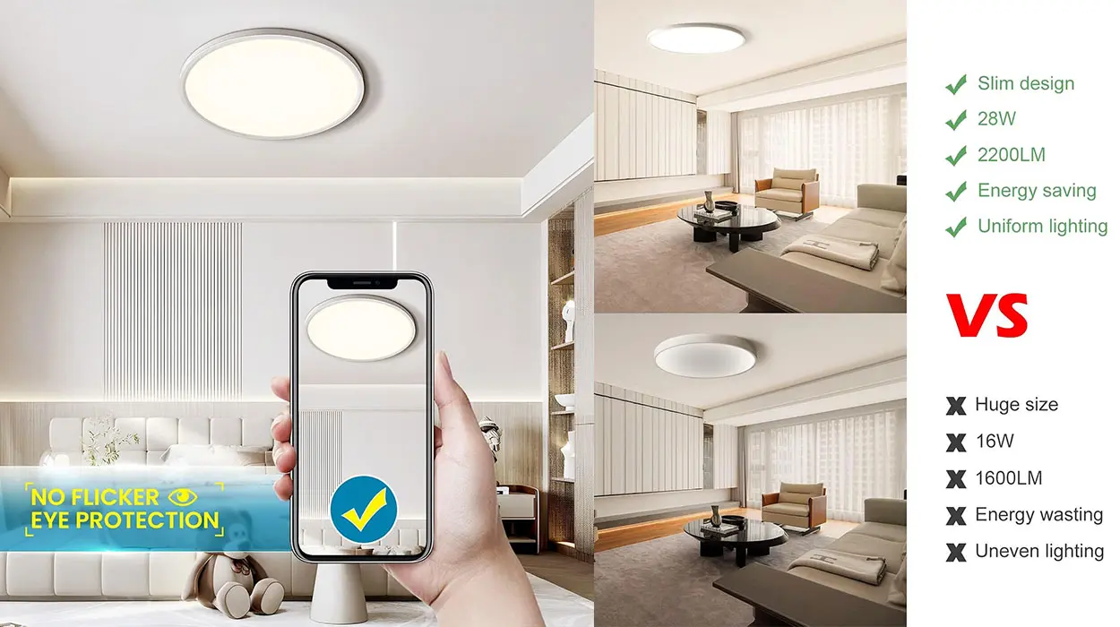Chollo Plafón LED redondo Otren de 30 cm