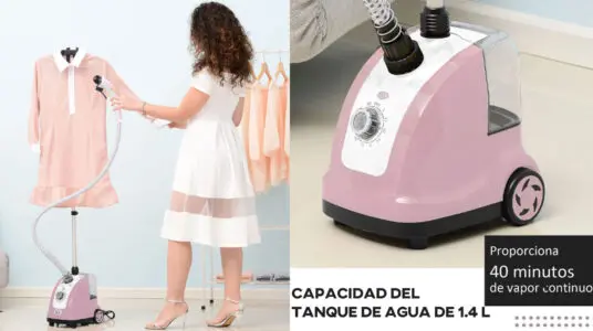 Chollo Plancha de vapor vertical Homcom de 1.800 W