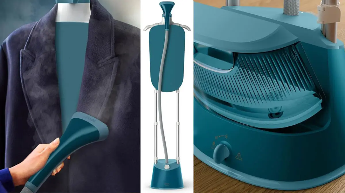 Plancha de vapor vertical Philips Serie 1000