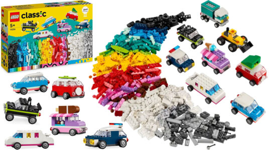 Set Vehículos Creativos de LEGO Classic en oferta