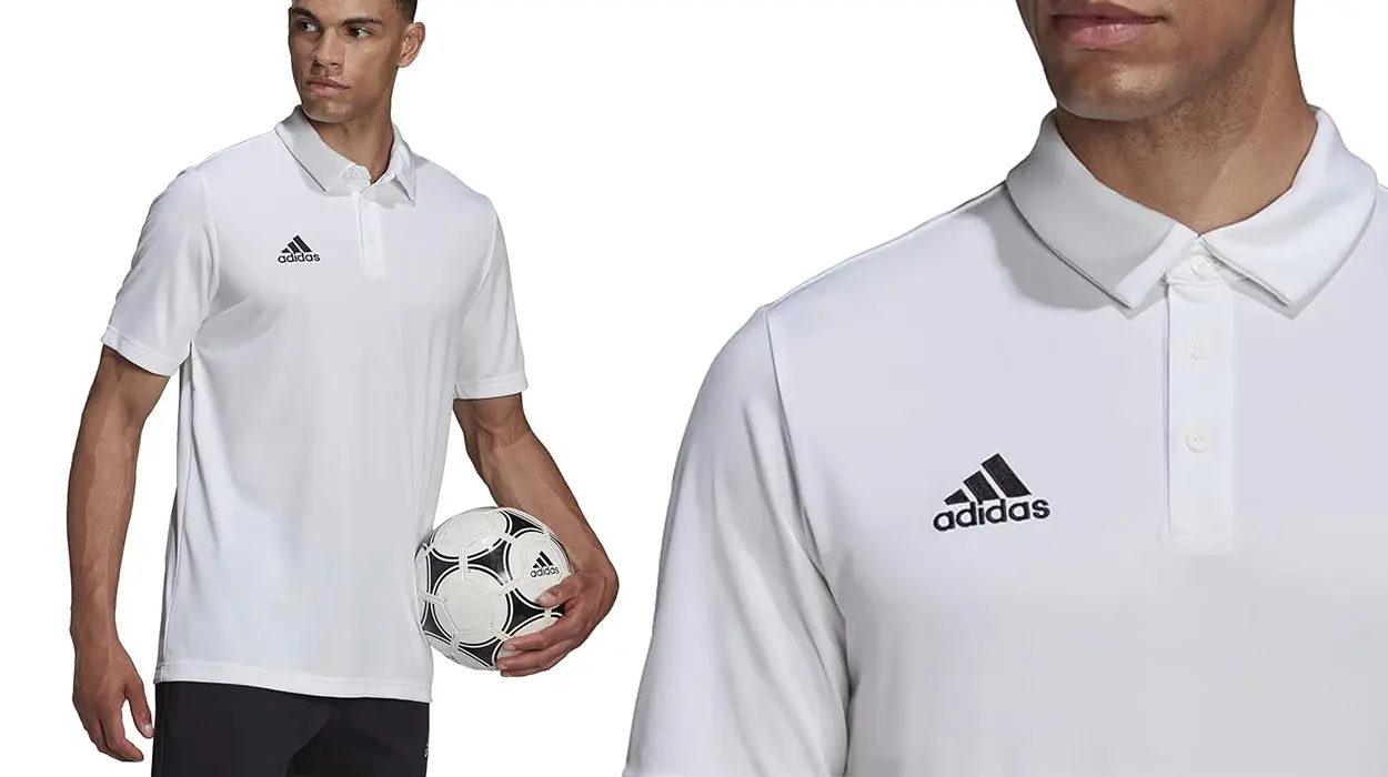 Chollo Polo Adidas Entrada 22 blanco para hombre 