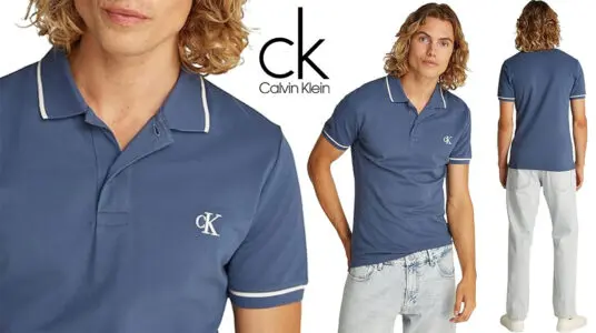 Chollo Polo Calvin Klein Slim para hombre
