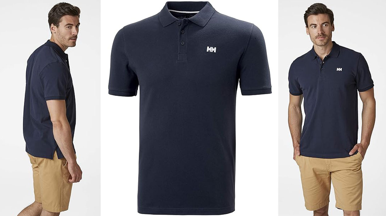 Chollo Polo Helly Hansen Transat para hombre en azul