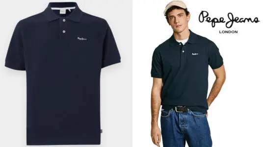 Chollo Polo Pepe Jeans Essential Contrast Logo para hombre