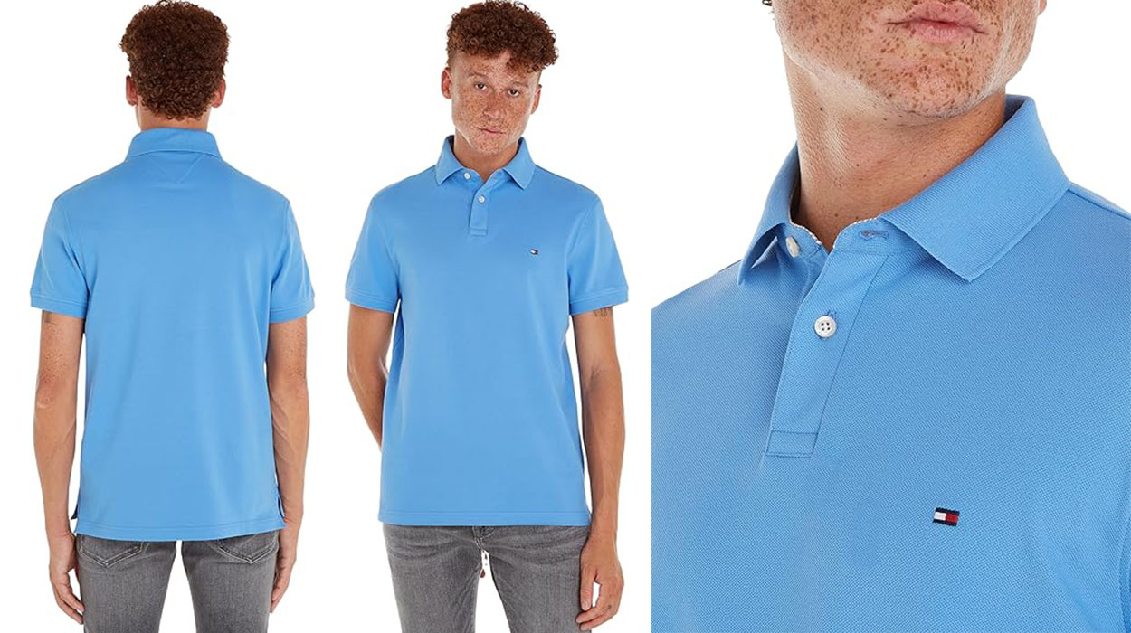 Chollo Polo Tommy Hilfiger 1985 Collection de manga corta para hombre
