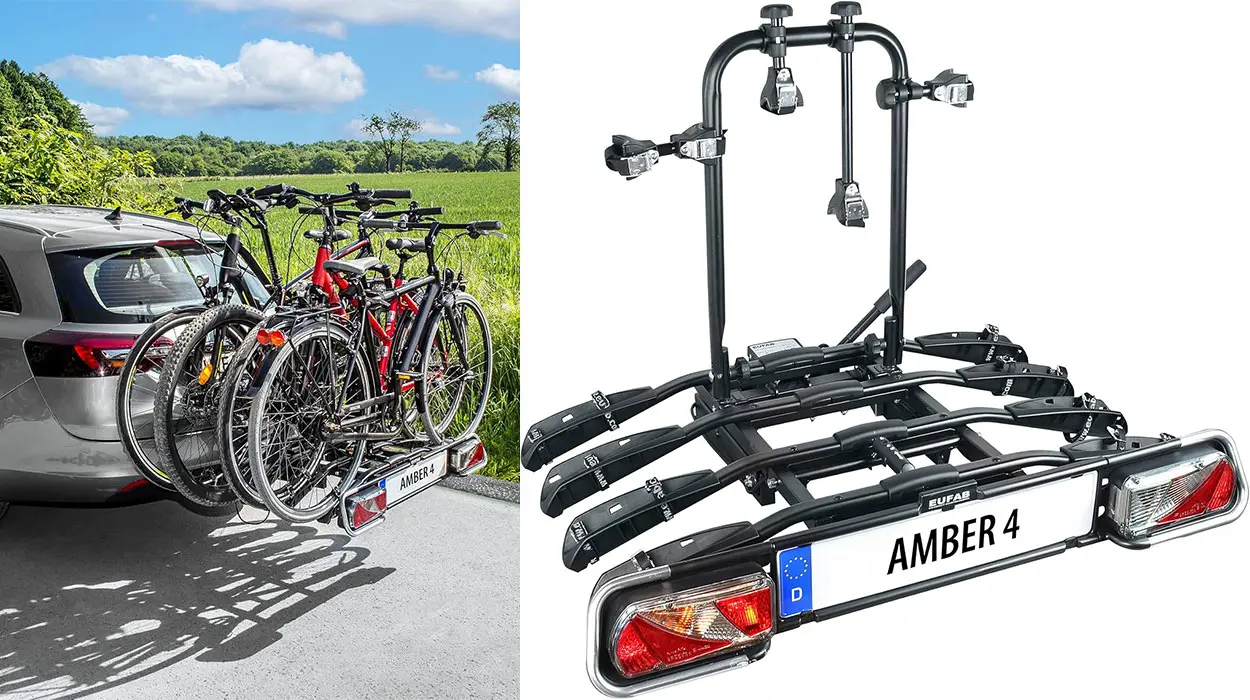 Chollo Portabicicletas EUFAB 11556 Ámbar IV 
